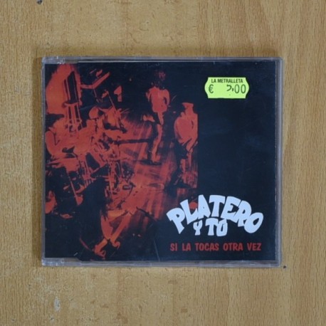 PLATER Y TU - SI LA TOCAS OTRA VEZ - CD SINGLE