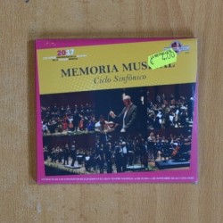 VARIOS - MEMORIA MUSICAL CICLO SINFONICO - CD