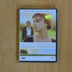 ORGULLO Y PREJUICIO - DVD