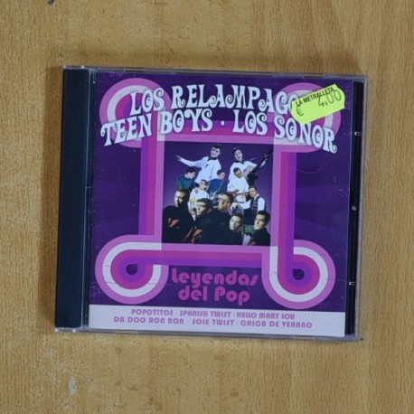 LOS RELAMPAGOS / TEEN BOYS / LOS SONOR - LEYENDAS DEL POP - CD