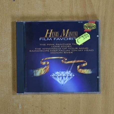 HENRY MANCINI - FILM FAVORITE - CD