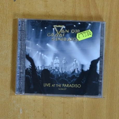 VAN DER GRAAF GENERATOR - LIVE AT THE PARADISO - CD