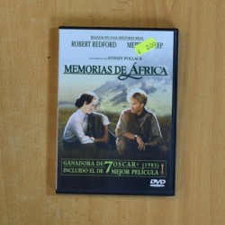 MEMORIAS DE AFRICA - DVD