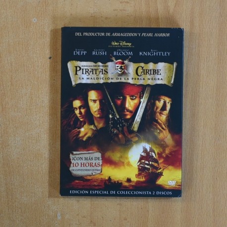 PIRATAS DEL CARIBE LA MALDICION DE LA PERLA NEGRA - DVD