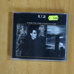 U2 - WHERE THE STREETS HAVE NO NAME - CD SINGLE