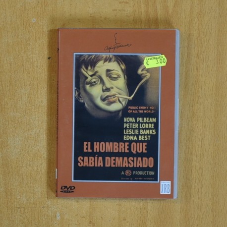 EL HOMBRE QUE SABIA DEMASIADO - DVD