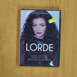 LORDE THE ROYAL VOICE - DVD