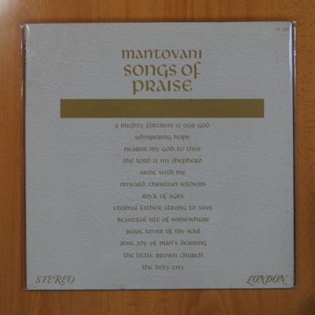 MANTOVANI - SONGS OF PRAISE - LP