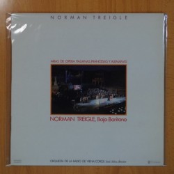 NORMAN TREIGLE - ARIAS DE OPERA ITALIANAS, FRANCESAS Y ALEMANAS - LP