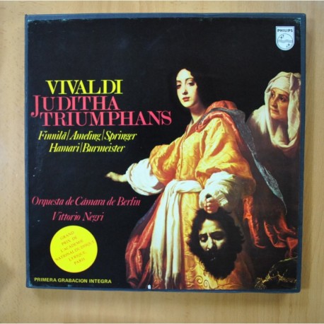 VIVALDI - JUDITHA TRIUMPHANS - CONTIENE LIBRETO - BOX 3 LP