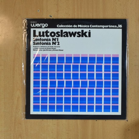 LUTOSLAWSKI - SINFONIA N 1 SINFONIA N 2 - LP