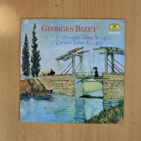 GEORGES BIZET - L ARLESIENNE SUITEN NR 1 & 2 / CARMEN SUITEN NR 1 & 2 - LP