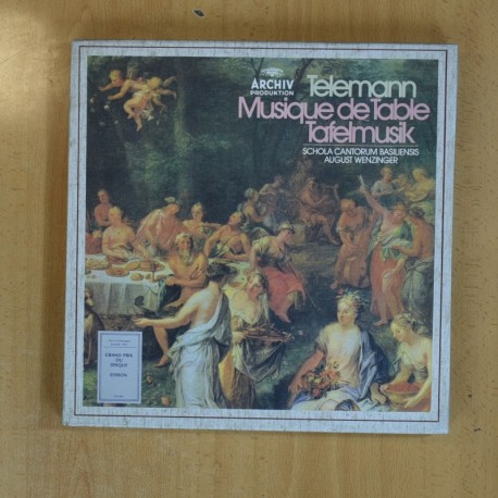 TELEMANN - MUSIQUE DE TABLE TAFELMUSIK - BOX 6 LP