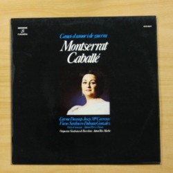 MONTSERRAT CABALLE - CANCO DE AMOR I DE GUERRA - LP