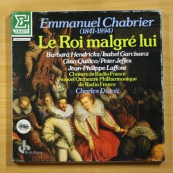 EMMANUEL CHABRIER / CHARLES DUTOIT - LE ROI MALGRE LUI - CONTIENE LIBRETO - BOX 3 LP