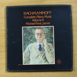 RACHMANINOFF - COMPLETE PIANO MUSIC VOLUME II - INCLUYE LIBRETO - BOX 3 LP
