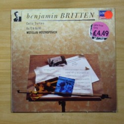 BENJAMIN BRITTEN - CELLO SUITES OP 72 & OP 80 - LP