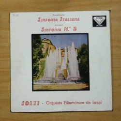 MENDELSSOHN / SCHUBERT - SINFONIA ITALIANA / SINFONIA N 5 - LP