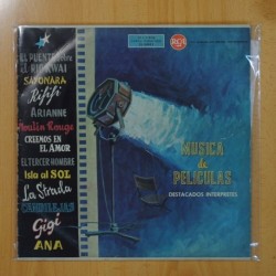VARIOS - MUSICA DE PELICULAS DESTACADOS INTERPRETES - LP