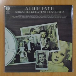 ALICE FAYE - SINGS HER GREATEST MOVIE HITS - LP