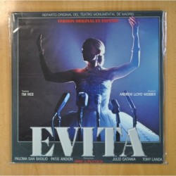 VARIOS - EVITA (VERSION ORIGINAL EN ESPAÑOL) - 2 LP