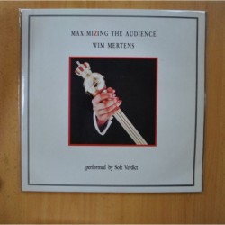 WIM MERTENS - MAXIMIZING THE AUDIENCE - GATEFOLD - 2 LP