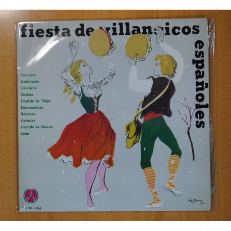 VARIOS - FIESTA DE VILLANCICOS ESPAÑOLES - LP