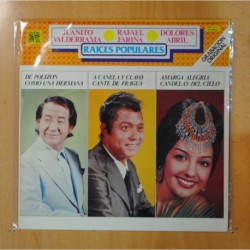 JUANITO VALDERRAMA / RAFAEL FARINA / DOLORES ABRIL - RAICES POPULARES - LP