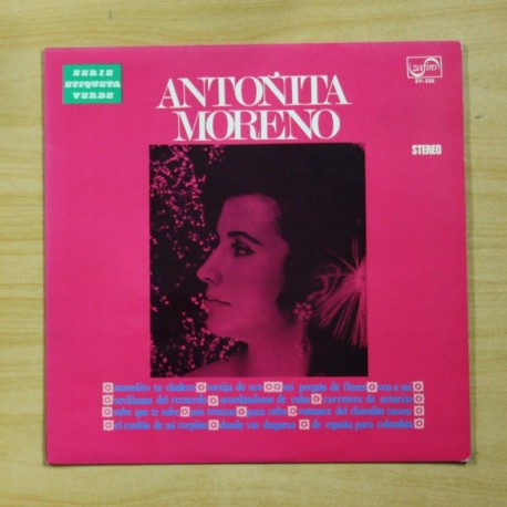 ANTOÑITA MORENO - ANTOÑITA MORENO - LP