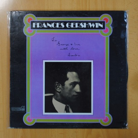 FRANCES GERSHWIN - FOR GEORGE AND IRA - LP