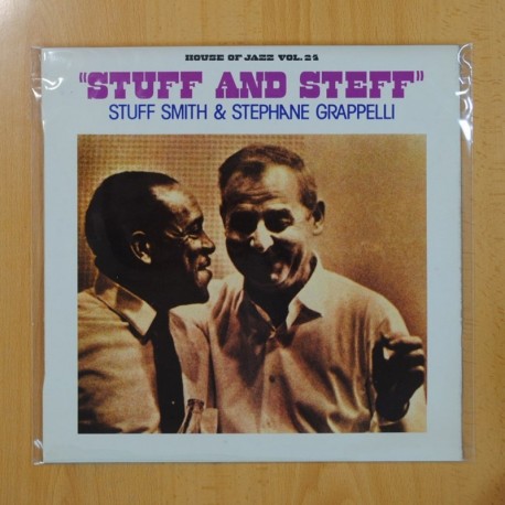 STUFF SMITH & STEPHANE GRAPPELLI - STUFF AND STEFF - LP