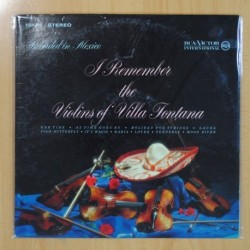 LOS VIOLINES MAGICOS DE VILLAFONTANA - I REMEMBER THE VIOLINS OF VILLA FONTANA - LP
