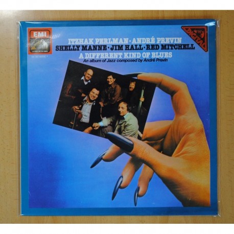 SHELLY MANNE,JIM HALL Y RED MITCHELL - A DIFFERENT KIND OF BLUES - LP