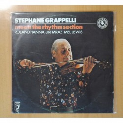STEPHANE GRAPPELLI - MEETS THE RHYTHM SECTION - LP