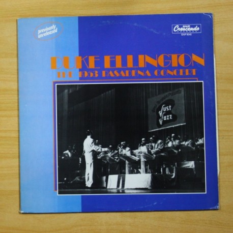 DUKE ELLINGTON - THE 1953 PASADENA CONCERT - LP
