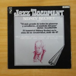 SIDNEY BECHET - SESSIONS JAZZ DOCUMENT VOL 8 - LP