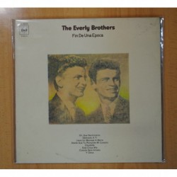 THE EVERLY BROTHERS - FIN DE UNA EPOCA - GATEFOLD - 2 LP