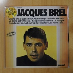 JACQUES BREL - LE DISQUE DOR - LP