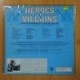 VARIOS - HEROES & VILLAINS - LP