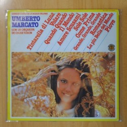 UMBERTO MARCATO CON LA ORQUESTA DE OSCAR TOSON - GRANDES EXITOS DE LA MUSICA ITALIANA - LP