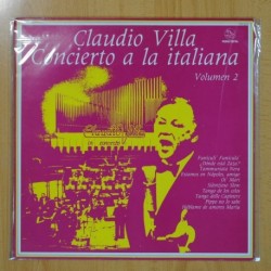 CLAUDIO VILLA - CONCIERTO A LA ITALIANA VOLUMEN 2 - LP