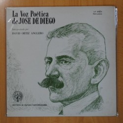 DAVID ORTIZ ANGLERO - LA VOZ POETICA DE JOSE DE DIEGO - LP