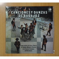 VARIOS - CANCIONES Y DANZAS DE BADAJOZ - LP