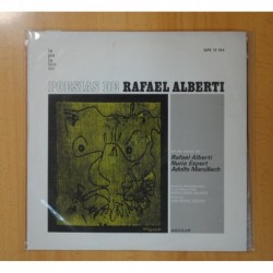 RAFAEL ALBERTI / NURIA ESPERT / ADOLFO MARSILLACH - POESIAS DE RAFAEL ALBERTI - LP