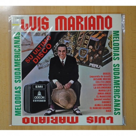 LUIS MARIANO - MELODIAS SUDAMERICANAS - LP