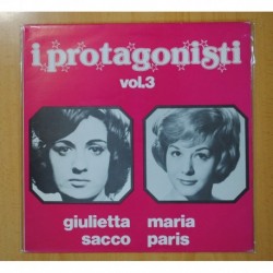 GIULIETTA SACCO / MARIA PARIS - I PROTAGONISTI VOL 3 - LP