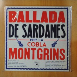 COBLA MONTGRINS - BALLADA DE SARDANES PER LA COBLA MONTGRINS - GATEFOLD - LP