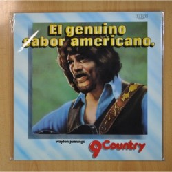 WAYLON JENNINGS - 9 COUNTRY / EL GENUINO SABOR AMERICANO - LP