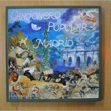 VARIOS - CANCIONERO POPULAR DE MADRID - INCLUYE LIBRETO - BOX 2 LP