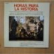 VARIOS - HORAS PARA LA HISTORIA - GATEFOLD - LP